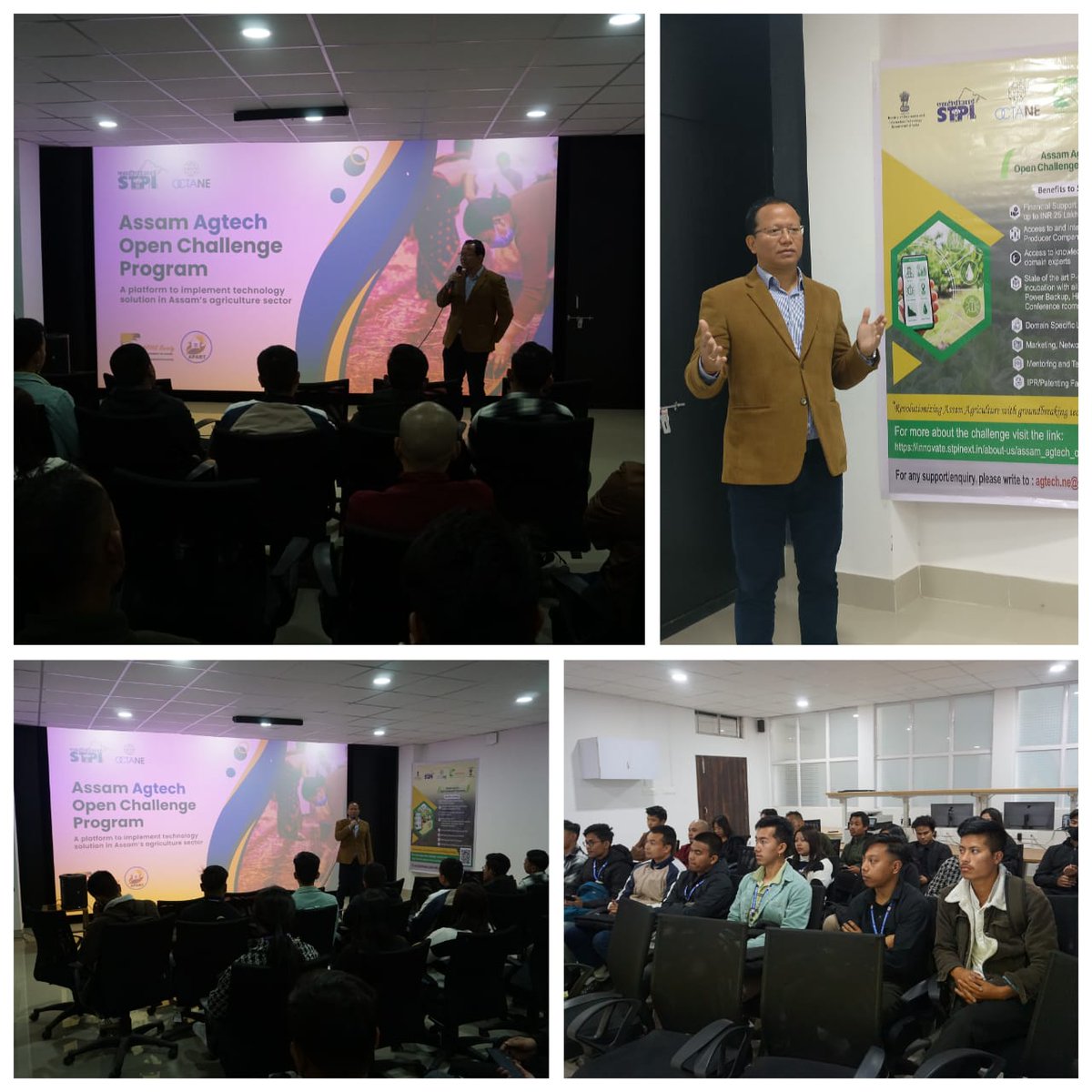 ImphalStpi's tweet photo. #STPIINDIA Imphal conducted an Outreach at Imphal for creating awareness about #AssamAgTechOCP among #Startups and young enthusiasts.
@arvindtw @stpiindia @apartassam
@Vandana030870 @stpiguwahati https://t.co/Rmr86cbWv7