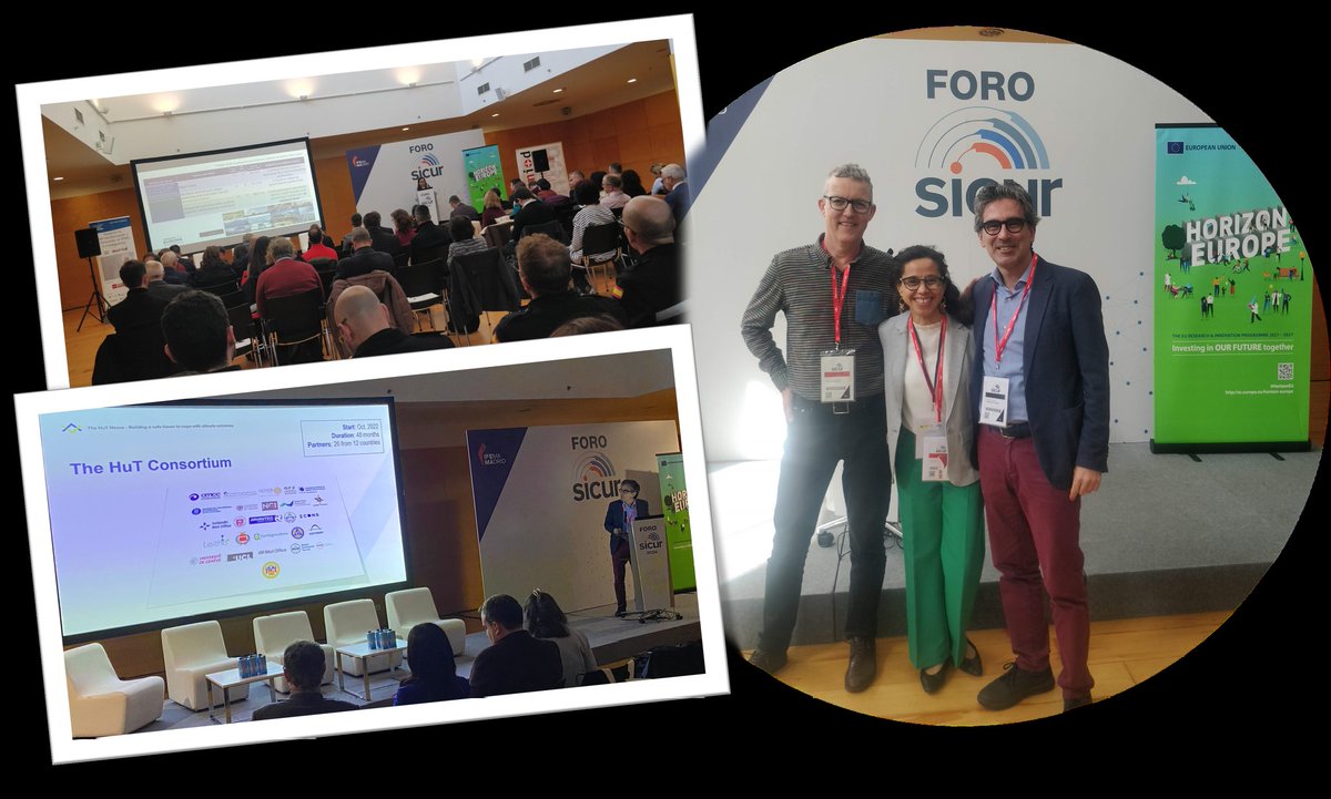 Glad to be invited to present #TheHuTNexus in Madrid #sicur2024 at in a panel discussion "Extreme climate events and natural chapters response" organized by the Community for European Research and Innovation for Security #CERIS