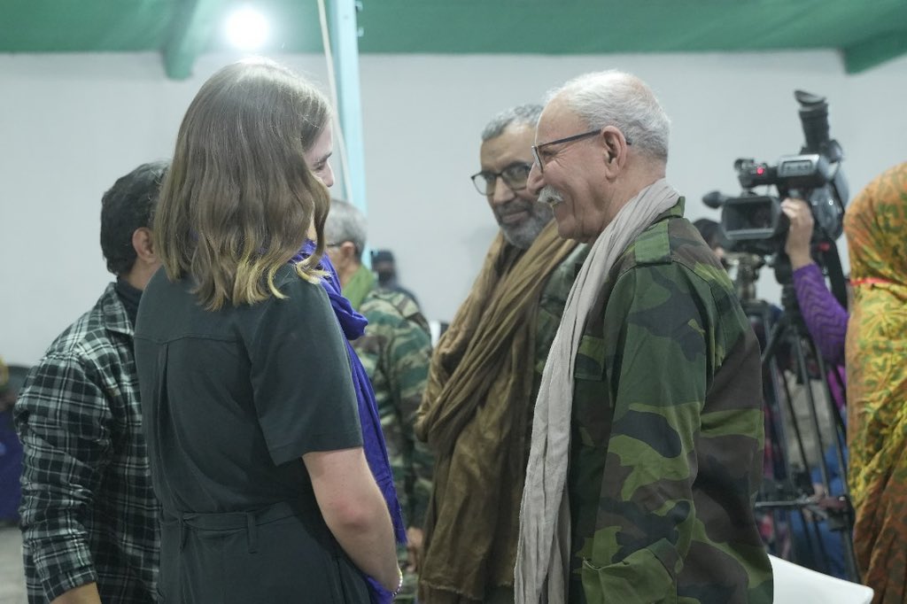 Estamos en Smara, en el 48º aniversario de la proclamación de la República Árabe Saharaui Democrática. 

Junto a su presidente, Brahim Ghali, declaramos nuestra total solidaridad con el pueblo y la juventud saharaui en su lucha por la soberanía y la independencia nacional 🇪🇭