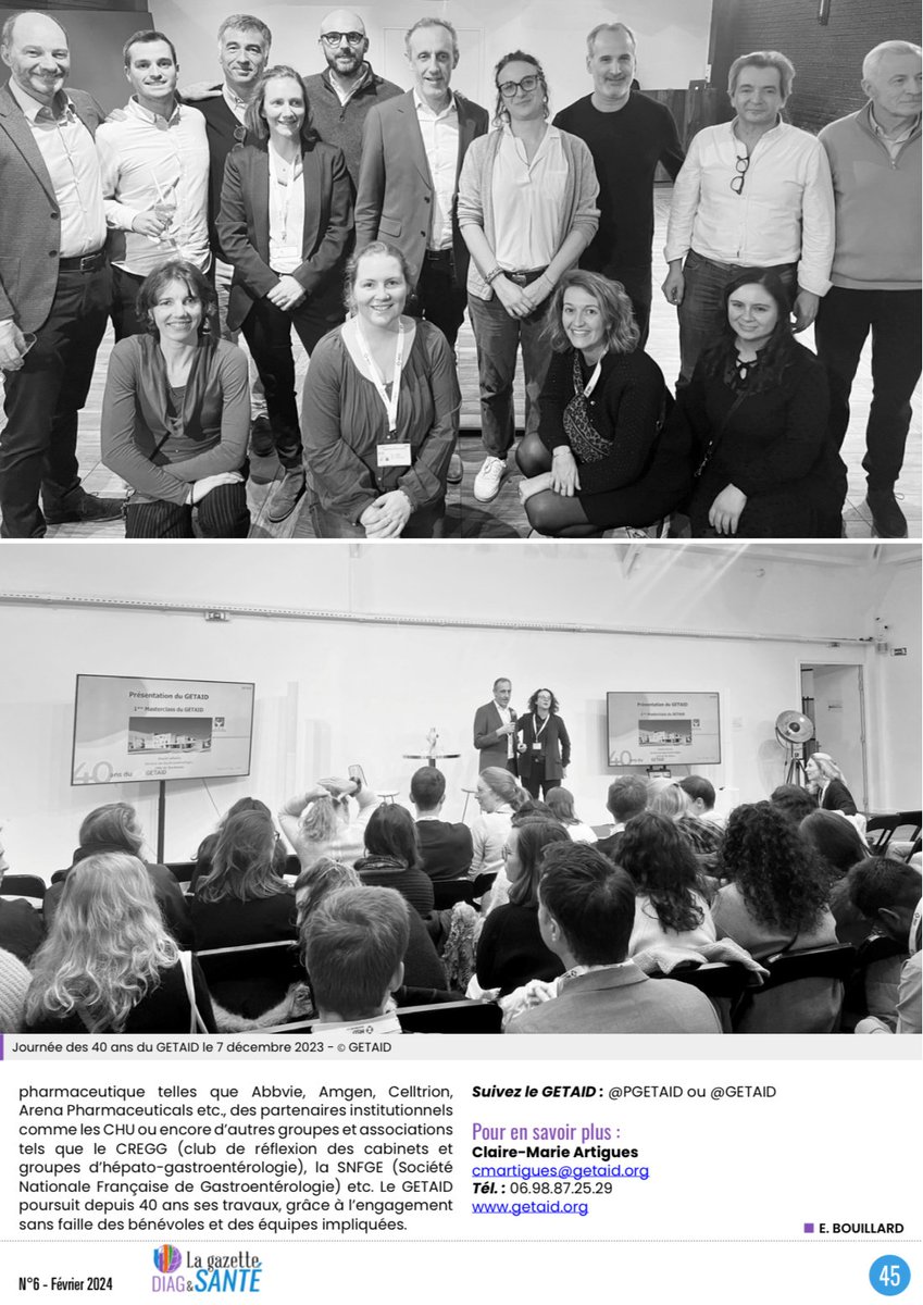 GETAID (@pgetaid) on Twitter photo Ils parlent de nous… 👀
Merci à la <a href="/gazettelabo/">La Gazette du LABORATOIRE</a> pour son article sur le GETAID ! 🔎👩🏻⚕️ Ils parlent de nous… 👀
Merci à la <a href="/gazettelabo/">La Gazette du LABORATOIRE</a> pour son article sur le GETAID ! 🔎👩🏻⚕️