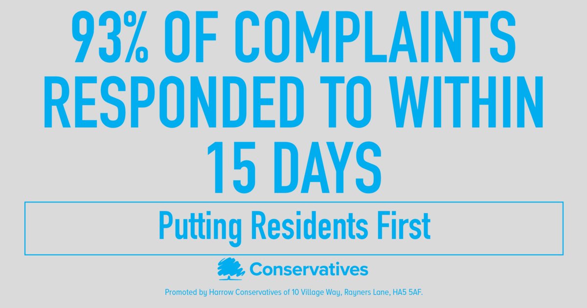 Before May 2022 many complaints received by the Council were not responded to months, if at all. We set a target to respond to at least 90% of complaints within 15 days. This has been met. We are now working to improve the response rate even further.