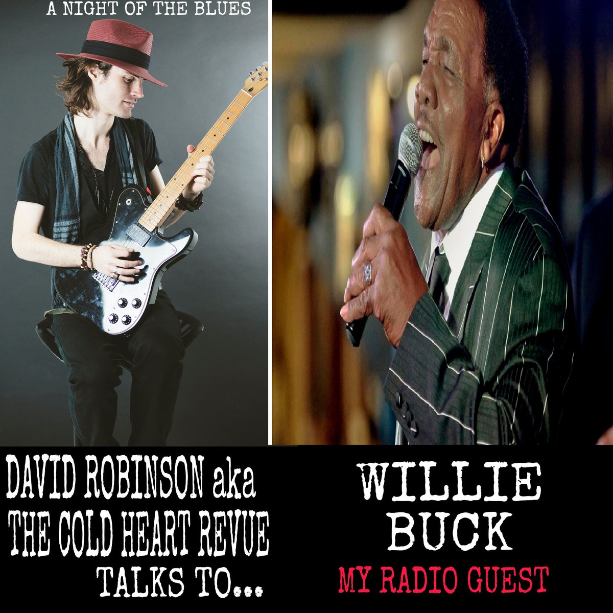 RADIO: my interview guest is Willie Buck. Born in 1936 - a masterful blues vocalist renowned for his work as a bandleader. He also worked with Howlin Wolf and Pinetop Perkins. David Robinson aka The Cold Heart Revue. A Night of the Blues. #blues #radio #music #singer #chicago