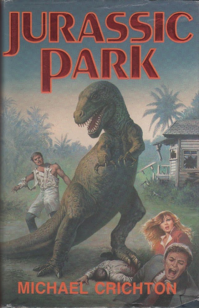 I present to you the Italian cover for Jurassic Park