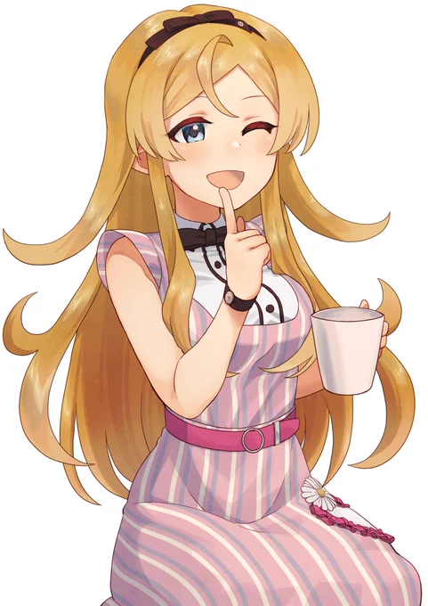 改めまして、Fleurangesフラスタで描かせてもらった可憐のイラストになりますー。ライブでも旅立ちのコンパスが聞けて、嬉しくなりました!#篠宮可憐 