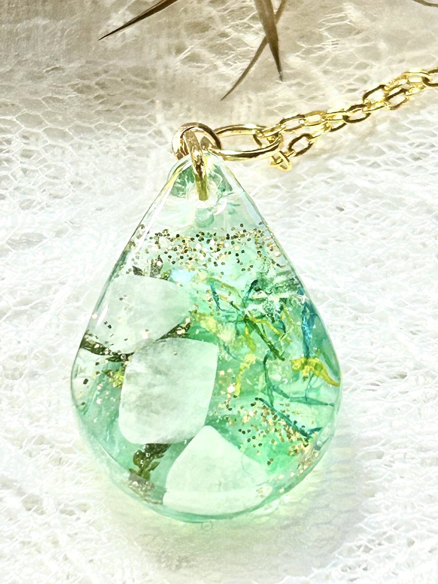 ハンドメイド天然石ネックレス - Cerca / X