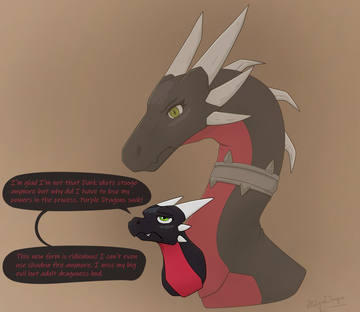 DragonApollyon's tweet image. Some concept art for a comic I'll be working on sometime in the future.
#TheLegendofSpyro #Spyro  #Cynder