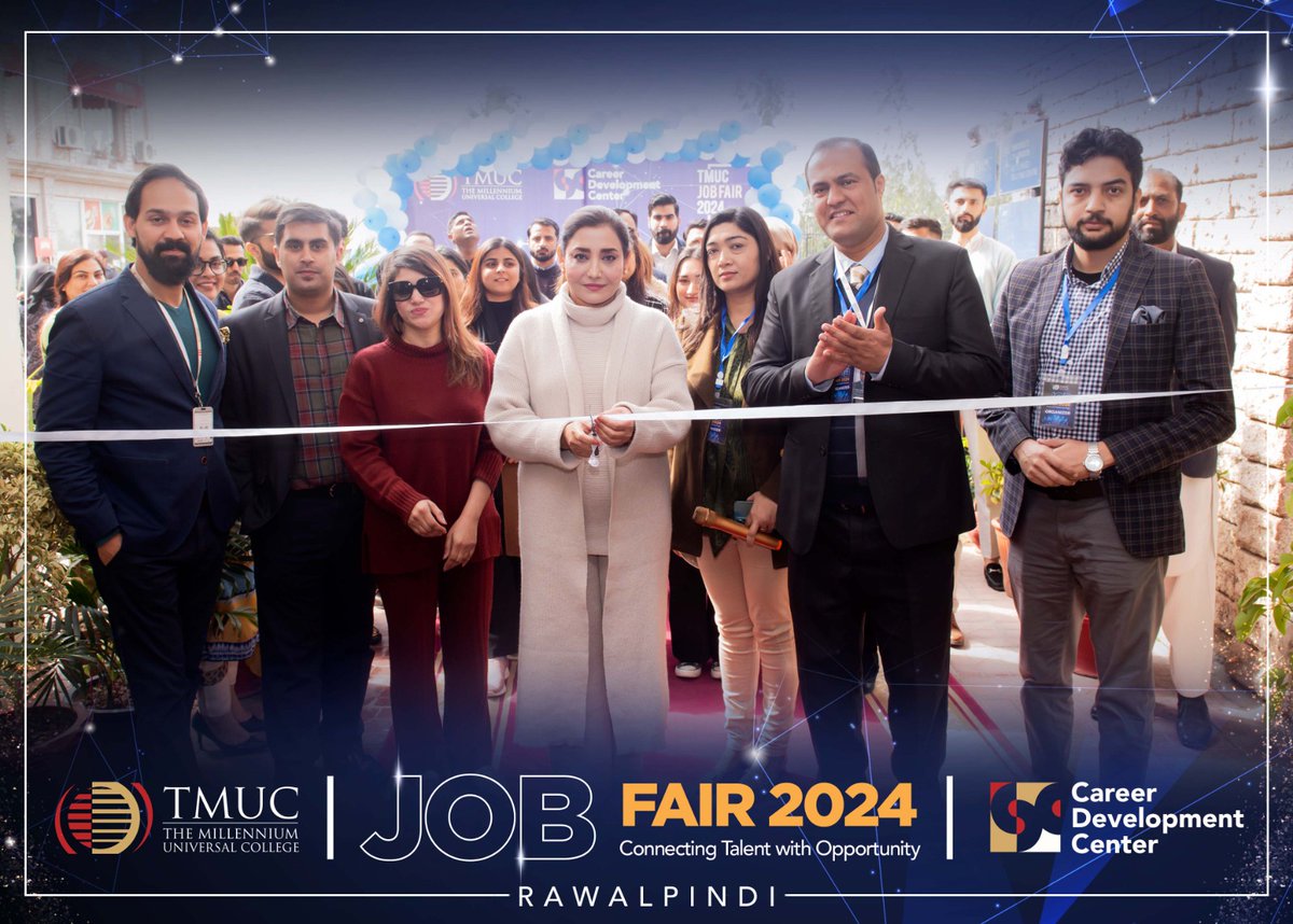 tmuc_Pakistan's tweet photo. 🎓 Today was a standout day for TMUC Rawalpindi as our students shined at the job fair! 
#TMUCJobFair #EducoAppreciation #StudentSuccess #CareerOpportunities https://t.co/GCJ5LSFQa8