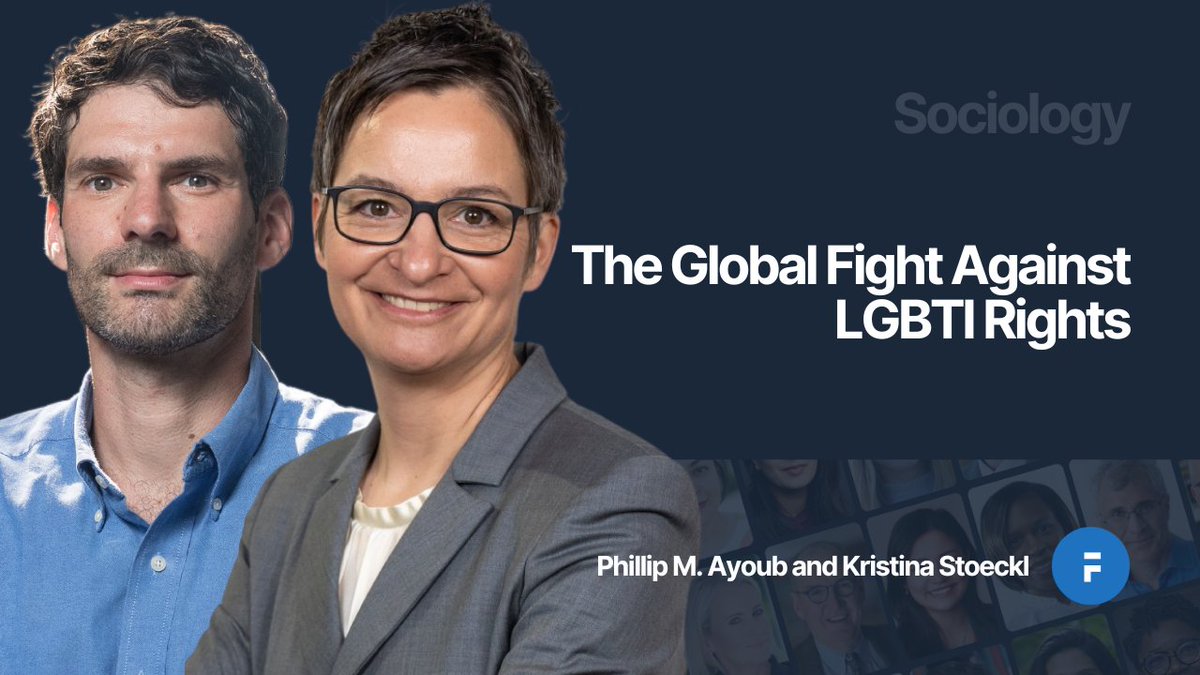 Phillip M. Ayoub @Phillip_Ayoub @uclspp and Kristina Stoeckl @StoecklKristina @UniLUISS @NYUpress discuss the global movement to curtail LGBTI rights—and how the #LGBTI movement responds to it. faculti.net/the-global-fig… @UCLLibraries