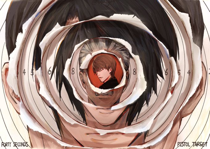Target.」-#DEATHNOTE #死亡笔记 #夜神月 #yagamil」|vonのイラスト