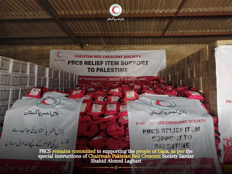PRC_official's tweet image. PRCS remains committed to supporting the people of Gaza, as per the special instructions of Chairman PRCS Sardar Shahid Ahmed Laghari.

We have donated 3500 Hygiene Kits, 3500 Dignity Kits (Women), and 4500 First Aid kits for the affected communities. 

#PRCS #SupportForGaza