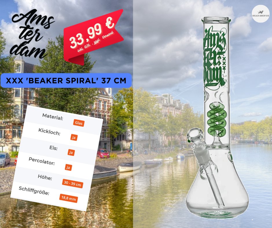 headnature's tweet photo. https://t.co/ftYkRca6ch

Robuste Glasbong mit 5mm Glaswandstärke und dank der klassischen Beaker Form großzügigem Wasservolumen. 

#bong #CanGKommt #Weedmob #WeedLovers #cannabis #Cannabisgesetz https://t.co/q9QBz7VVa2