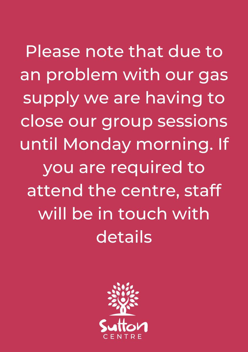 Sadly we are currently closed due to a gas supply issue to our building. Staff are still available to provide support.... Hopefully we will back open with a warm welcome soon :)