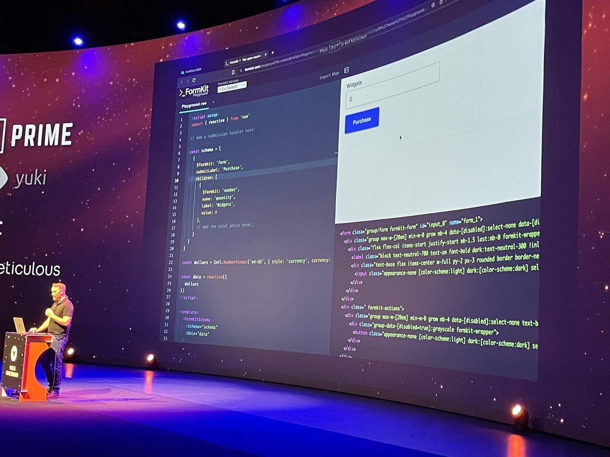 VueSchool_io's tweet image. Learning more about @formkit schema with @jpschroeder! #vuejsamsterdam

@vuejsamsterdam