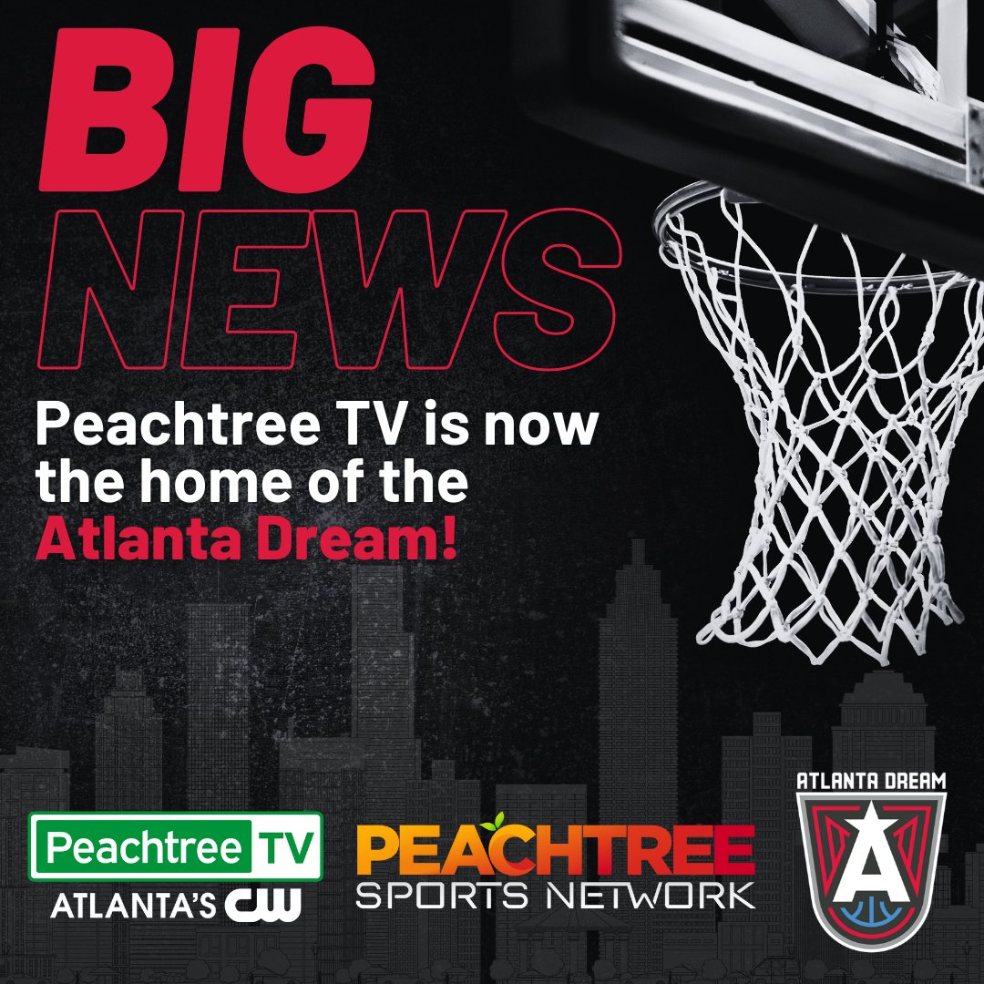 The @AtlantaDream has found a new home on Peachtree TV and Peachtree Sports Network! tinyurl.com/543hs7je