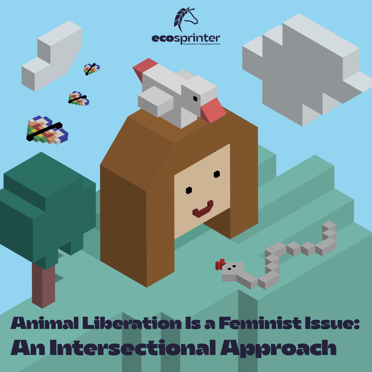Ecosprinter's tweet photo. Animal Liberation Is a Feminist Issue: An Intersectional Approach

Animal rights is a feminist issue! ✊🐄🐷 In this article, Anouk Langlais explains how the patriarchy threatens women and animals alike.

https://t.co/yv6Ugm3Llp https://t.co/xfjYDTNWax