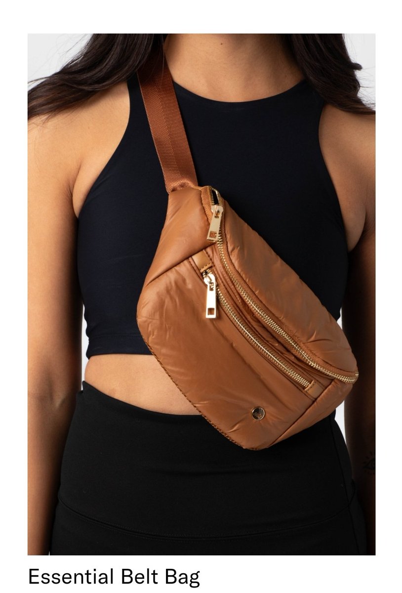 Savvi Essential Belt Bag ♡Color: Adobe ♡Link: savvi.com/indiaw ♡Buy Now! Shop Small! #fashionstyle #beltbags #addtocart
