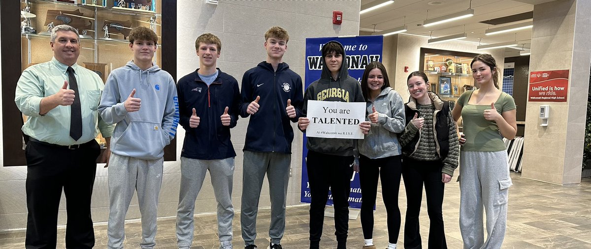 AaronRobb5's tweet image. It's #PositiveSigns Wednesday at #Wahconah! Today we are celebrating our TALENTED students👍