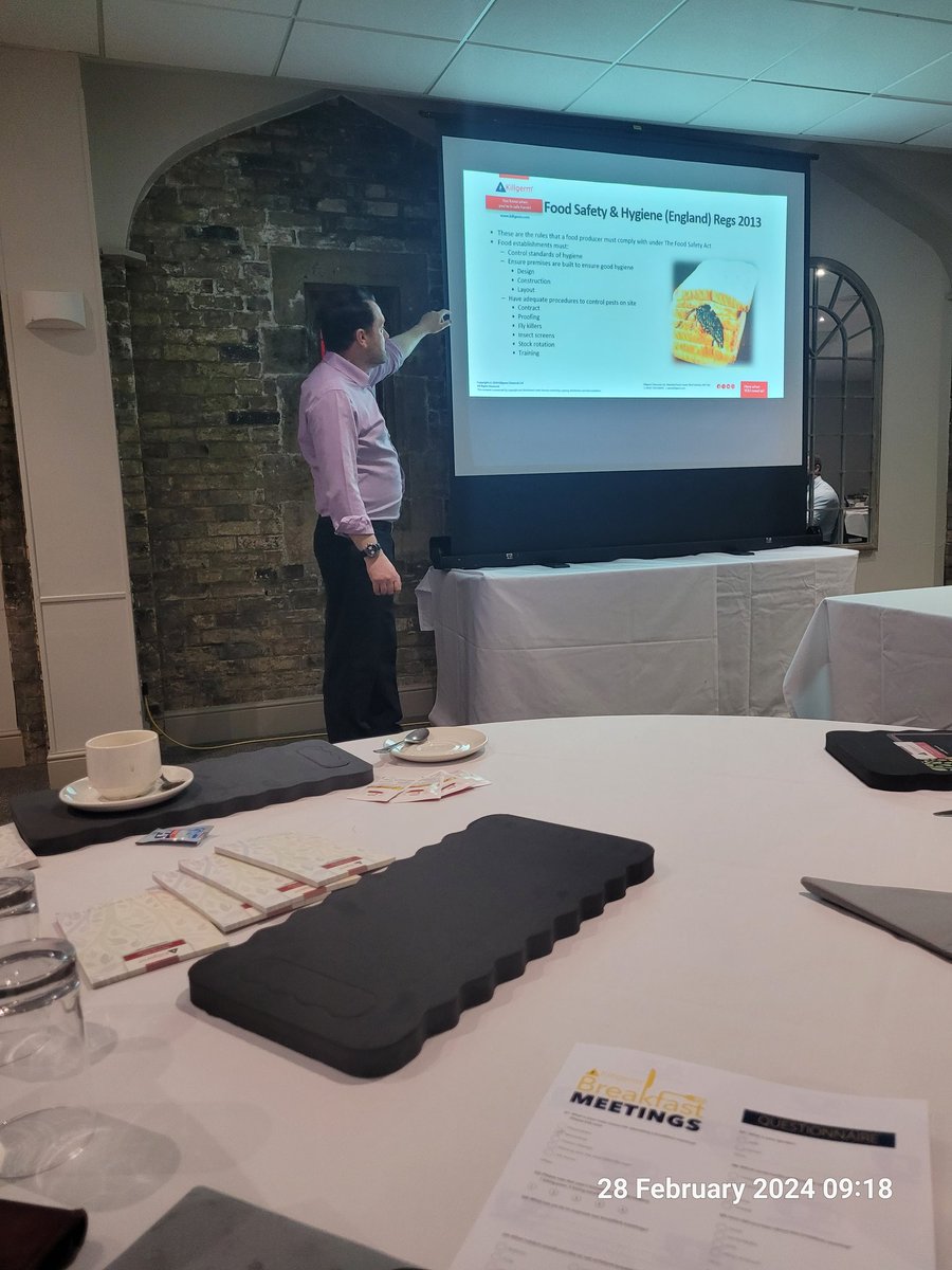 FenFarmPestCtrl's tweet image. Nice day out with our pest technicians to get some up to date training and of course a lovely breakfast.
@Killgerm 
@BASIS_PROMPT 
#CPD
#Training 
#basispoints
#pestcontrol
#CRRU