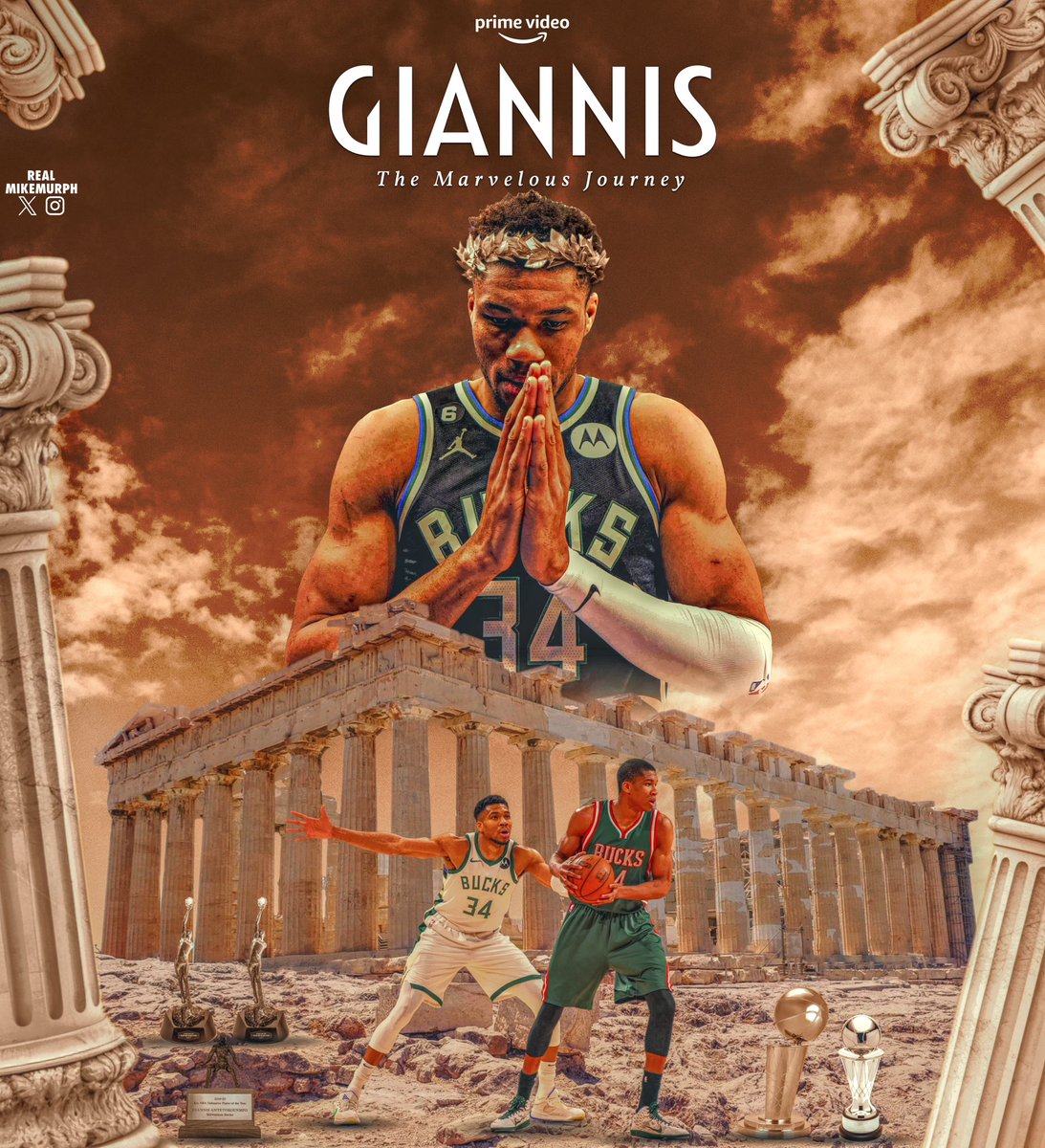 “Giannis: The Marvelous Journey” Now streaming on @PrimeVideo 🎬🍿#ad I’m so proud of how this graphic turned out🙏🏼