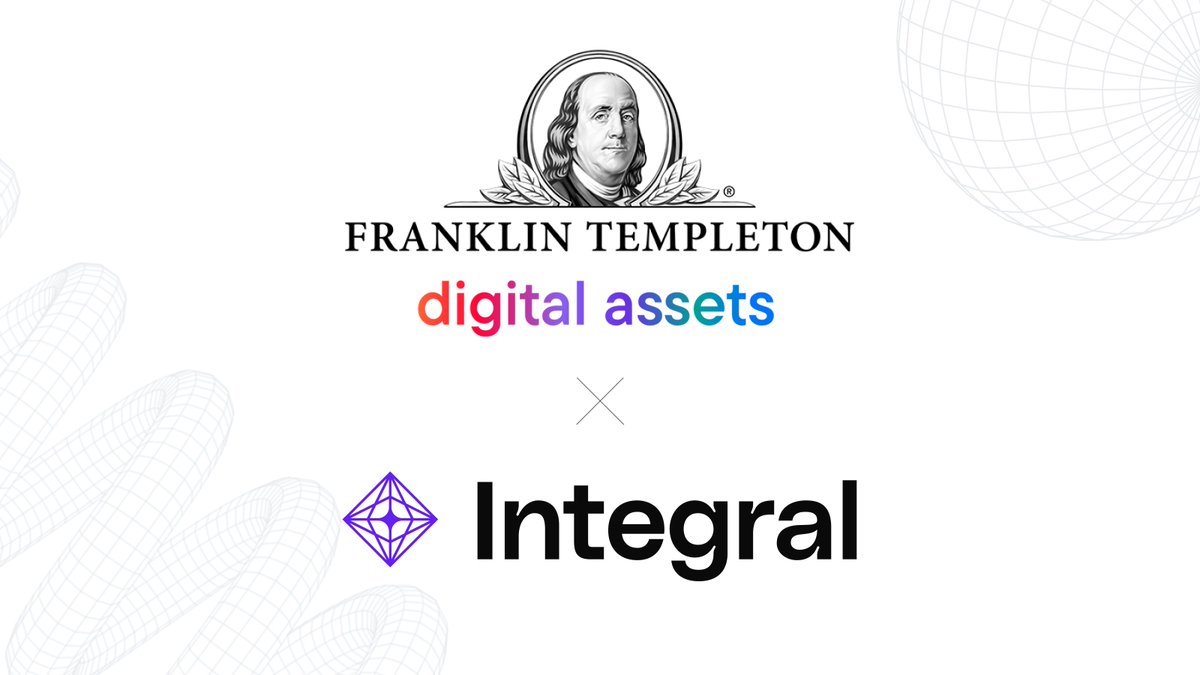 Integral (@integral_xyz_) on Twitter photo 1/ We're proud to share today that Franklin Templeton @FTI_DA is investing in and partnering with Integral!
The goal for the collaboration is to advance digital asset accounting tooling for new technologies, including tokenization.
Full update below. 1/ We're proud to share today that Franklin Templeton @FTI_DA is investing in and partnering with Integral!
The goal for the collaboration is to advance digital asset accounting tooling for new technologies, including tokenization.
Full update below.