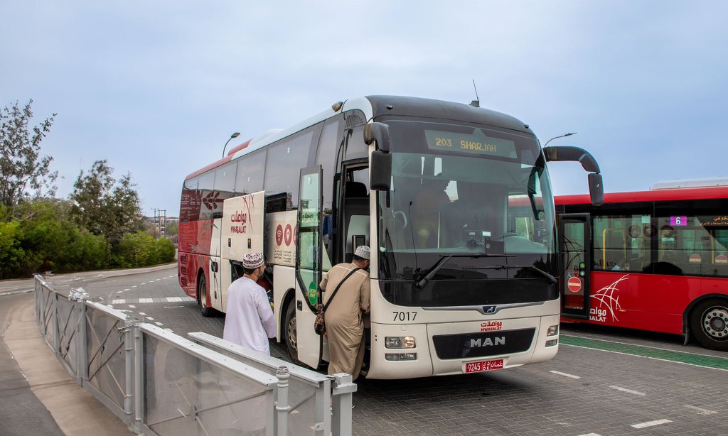 شركة مواصلات تطلق أولى رحلاتها من مسقط إلى الشارقة بدولة الامارات العربية المتحدة مرورًا بولاية شناص ✨'