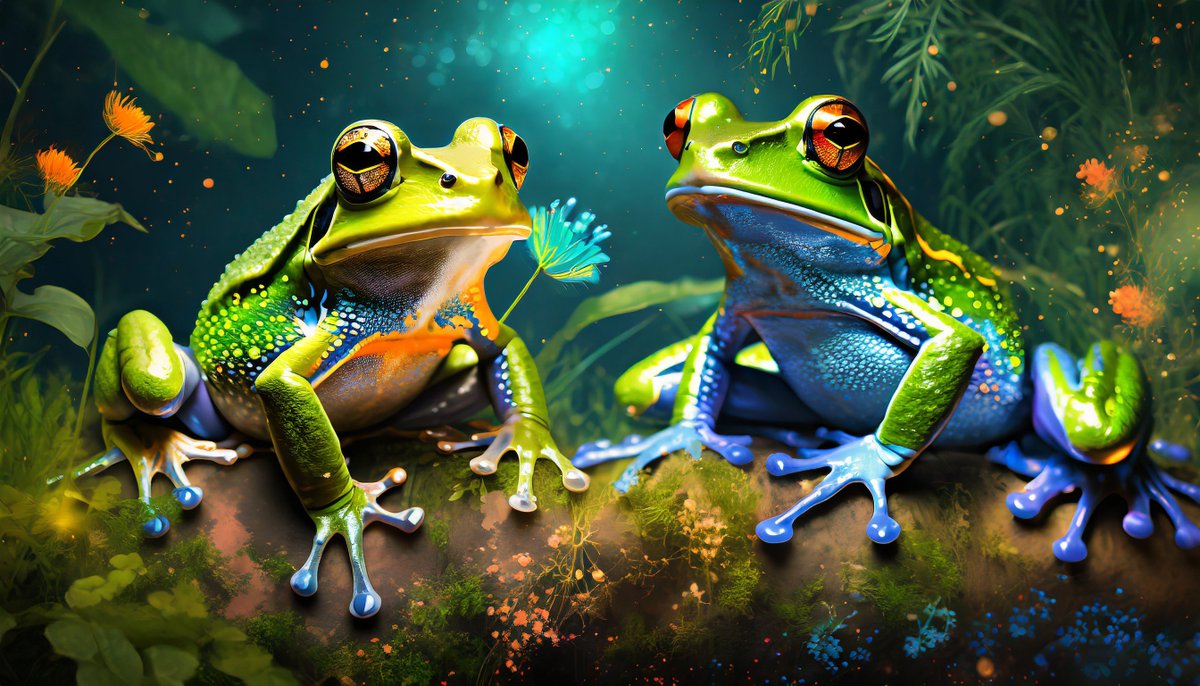 Let the frogs of the Universe inspire you a little today!!! - Love you all!!! #madewithcc #pictureoftheday #WednesdayMotivation