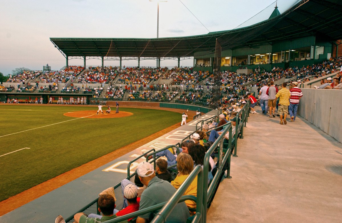 The Baylor University Baylor Ballpark, designed by CDFL to provide outstanding sightlines, a comfortable experience for fans, and an attractive incentive for the country’s best college coaches and baseball players, is hosting the Baylor - Abilene Christian game.