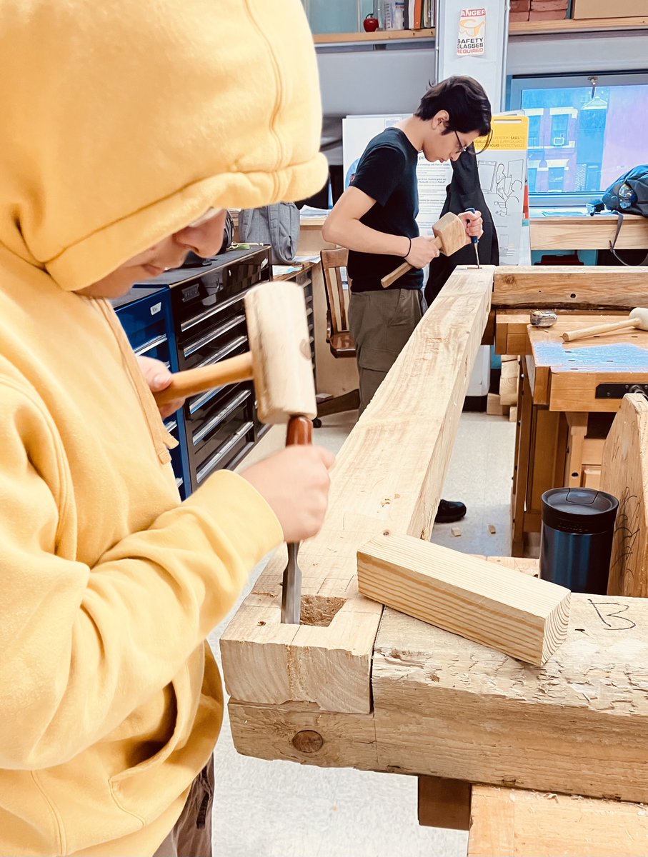 mather_hsnyc's tweet image. It&apos;s #WorkBasedLearning Wednesday.

Timber framing. We&apos;re just built that way🔨🪵.