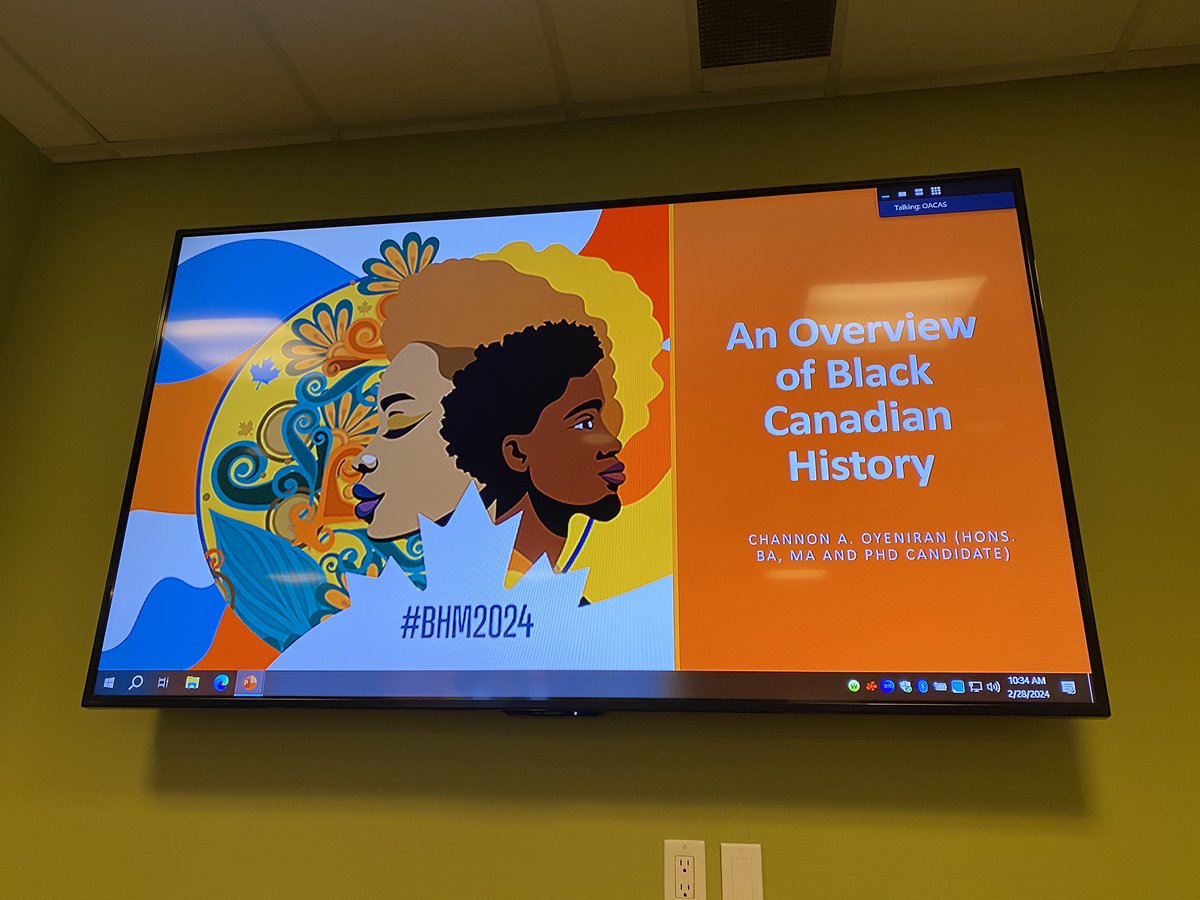 our_children's tweet photo. OACAS staff are in person today to celebrate #BlackHistoryMonth, to connect, and to learn alongside each other. Opening remarks by @1vision1voiceCA program manager Keishia Facey and Interim CEO Solomon Owoo. 

#BHM2024 https://t.co/1VTHFxntql