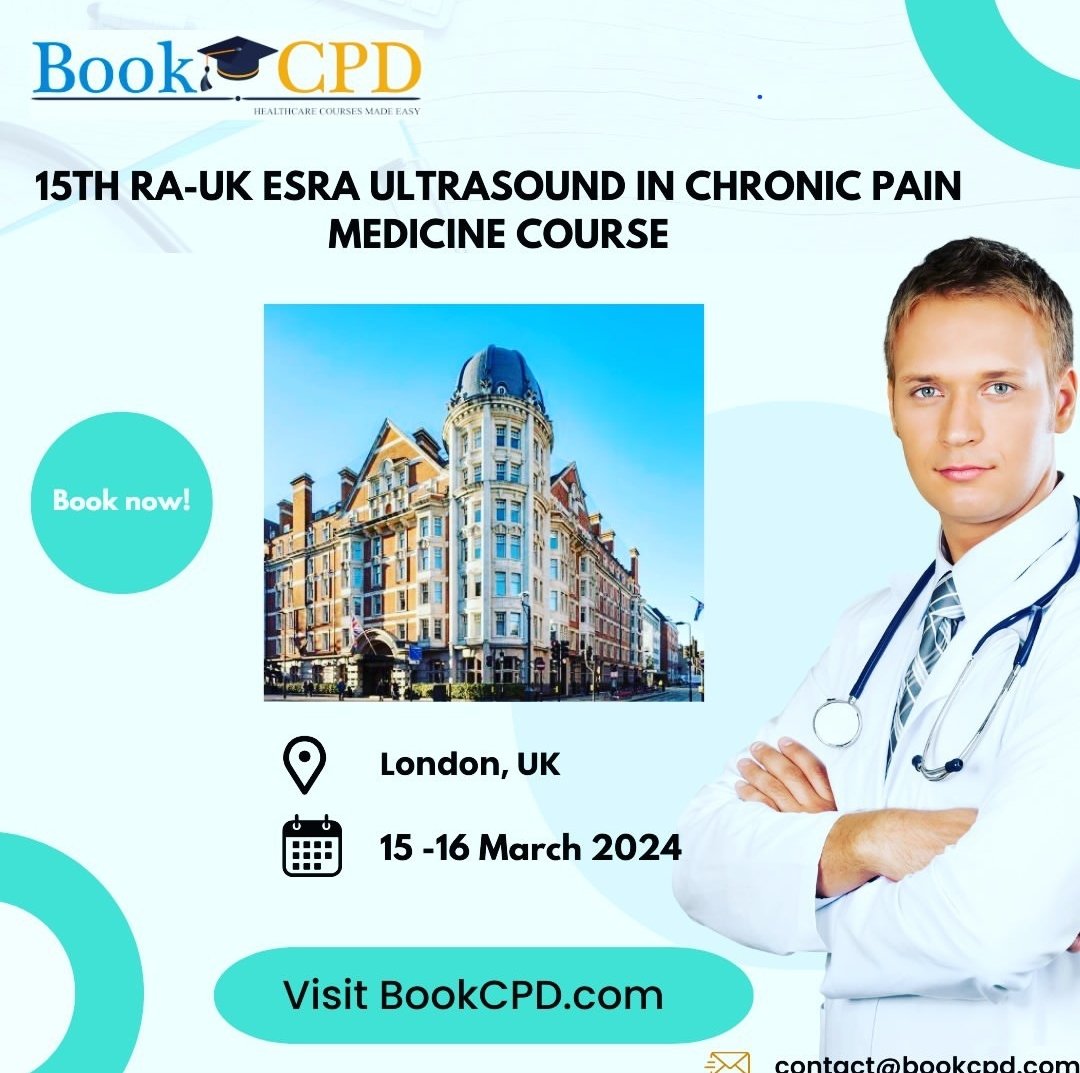 BookCPD (@bookcpd) on Twitter photo 15th RA-UK ESRA Ultrasound in chronic pain medicine course
🗓️ 15th&16th March 2024
🎈Radisson Blu Edwardian Bloomsbury Street Hotel, London, WC1B 3QD
bookcpd.com/course/15th-es…
<a href="/amit_pawa/">Dr Amit Pawa💉🎙️</a> 15th RA-UK ESRA Ultrasound in chronic pain medicine course
🗓️ 15th&16th March 2024
🎈Radisson Blu Edwardian Bloomsbury Street Hotel, London, WC1B 3QD
bookcpd.com/course/15th-es…
<a href="/amit_pawa/">Dr Amit Pawa💉🎙️</a>