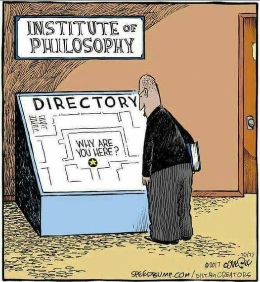 Philosophical cartoon map by @speedbumpcomic