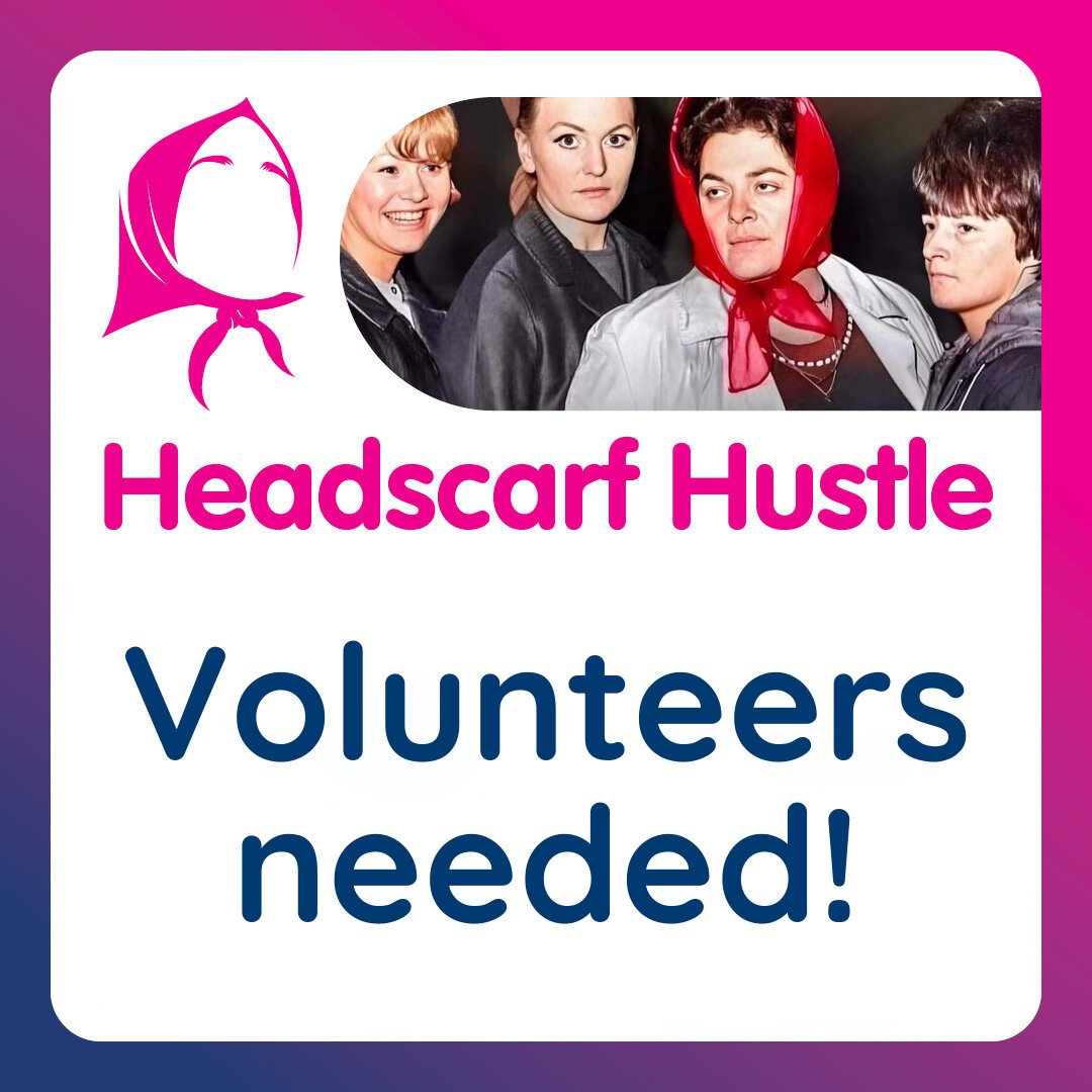 We still need a few more volunteers for the #HeadscarfHustle on Sunday 10 March! Can you help? We particularly need people who can marshal the car parks (from 8am to 10am) and the route on the Humber Bridge. Sign up at: forms.gle/wCwcqtEVxUDNBA… And please share! @headscarfpride