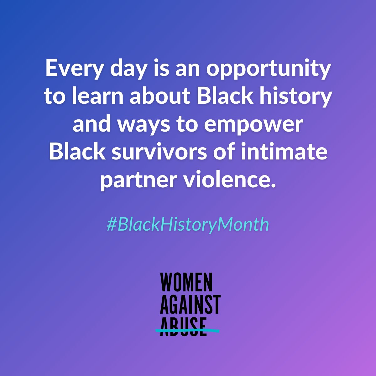 Every day is an opportunity to learn about Black history and ways to empower Black survivors of intimate partner violence. This resource list by @VActionAlliance offers a deep dive into the anti-violence movement and its leaders in the Black community: vsdvalliance.org/press_release/…