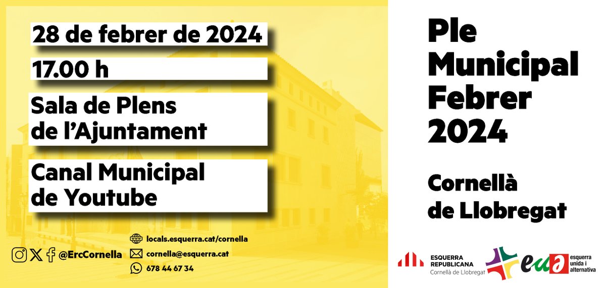 Esquerra Republicana Cornellà tweet media