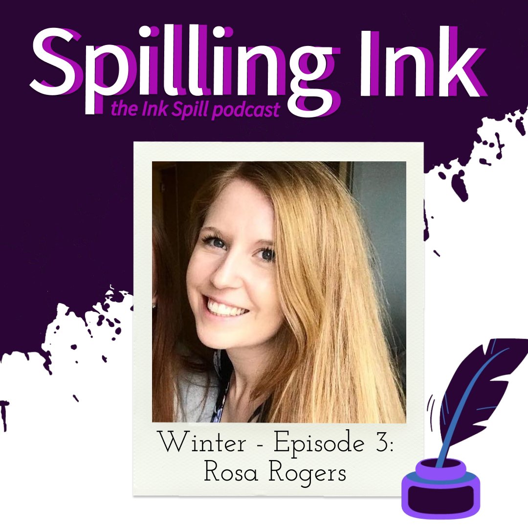 The third episode of Spilling Ink’s Winter season is out this Friday and we are so EXCITED to say that our next guest will be Rosa Rogers - @rosalucy8 💜 Rosa Rogers is a Doctor of Philosophy in The Contemporary Novel. 🧵