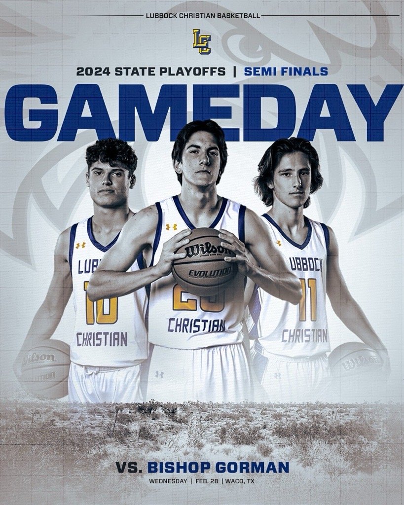 🏀 BBB | STATE SEMIFINALS
🗓️ Weds Feb 28

🆚 Bishop Gorman
⏰ 2:00 PM
📍University HS, Waco
🖱 bit.ly/2024lcs-state
📺 tappstvnetwork.com
🎙 tapps.biz/tapps-radio-st…
#MAXOUT 🦅 @lchseagles