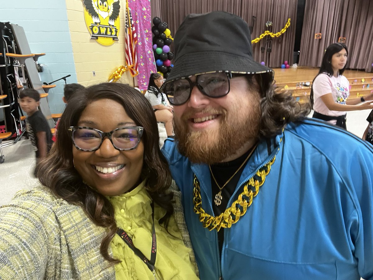 I am very grateful for the @GreensptES_AISD TEAM!! I love how they celebrated 50 years of Hip Hop and took everyone on a musical journey!! They shared the history of the music genre & the African American culture! Thank you for going all out for the staff & students! @mathwynnes