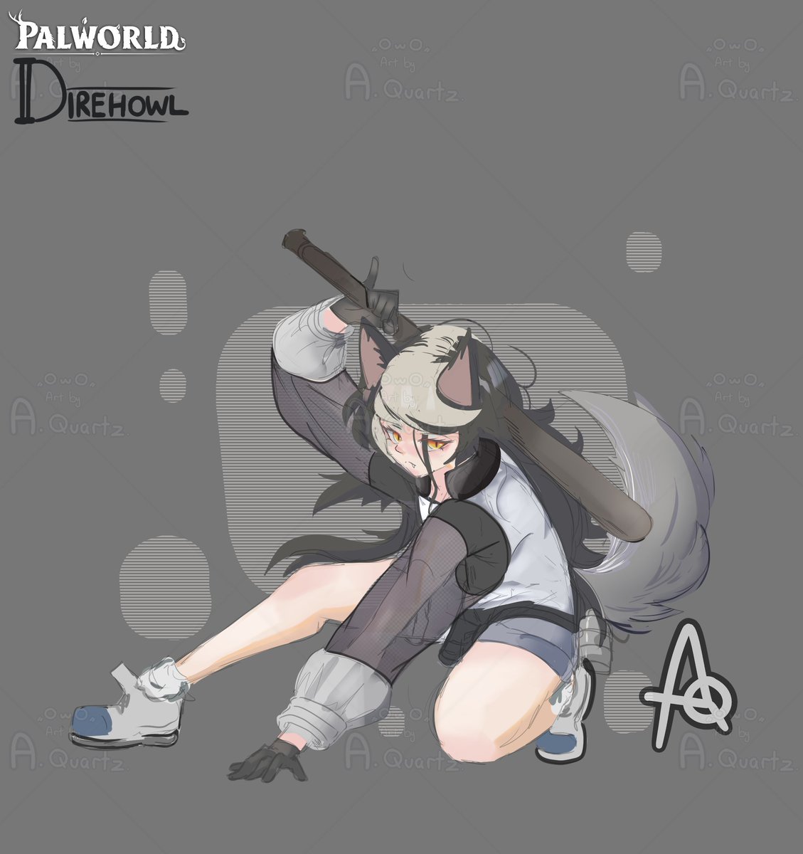 Aquartris's tweet photo. Direhowl.

(A little rushed piece D:)  

#Direhowl #Palworld #PalworldArt #パルワールド https://t.co/olgR8Rf1fi