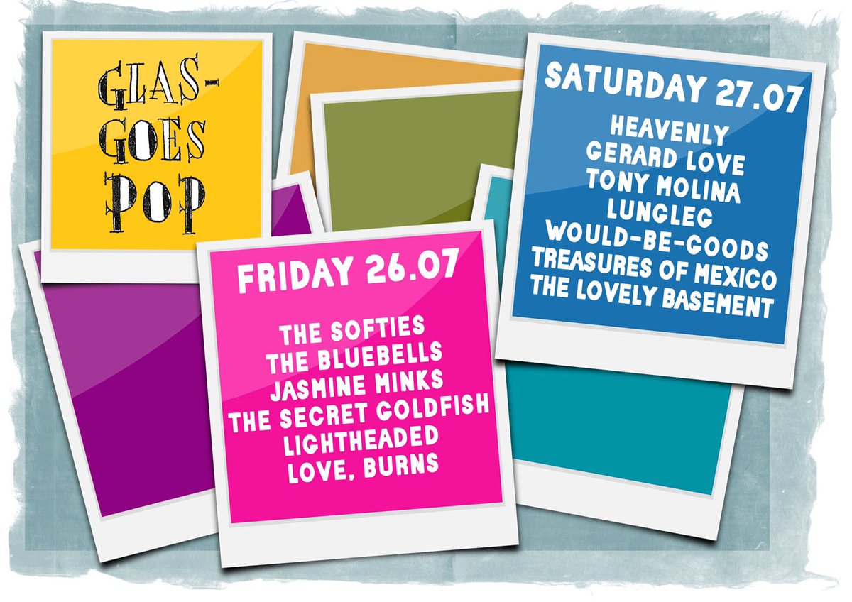 Feast your eyes upon our single day lineups! Single day tickets on sale tomorrow at 10am. Are you ready? We are ready!! 🤩 #glasgoespop #glasgoespop24 #ggp24 #glasgow #indiepop