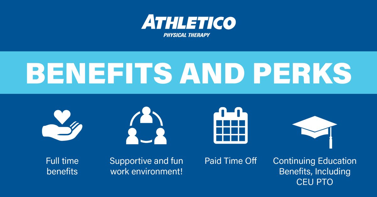 We're #hiring for a variety of roles across the U.S.! From mentorship and continuing education opportunities to our Student Loan Repayment Program, learn why it's the perfect time to #GrowWithAthletico. View our available roles here - ow.ly/SA2A50QHPvL