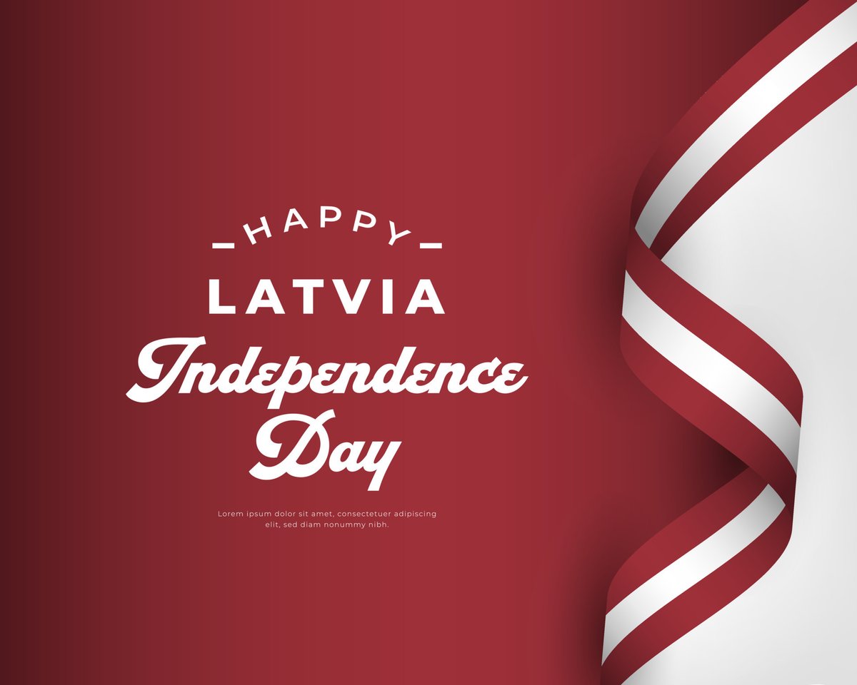 Happy Latvian Independence Day
#Latvia #IndependenceDay