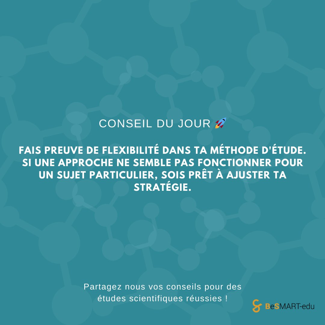 📚💡 Flexibilité &amp; Succès académique! 💪✨

#study #STEM #STEMeducation #Science