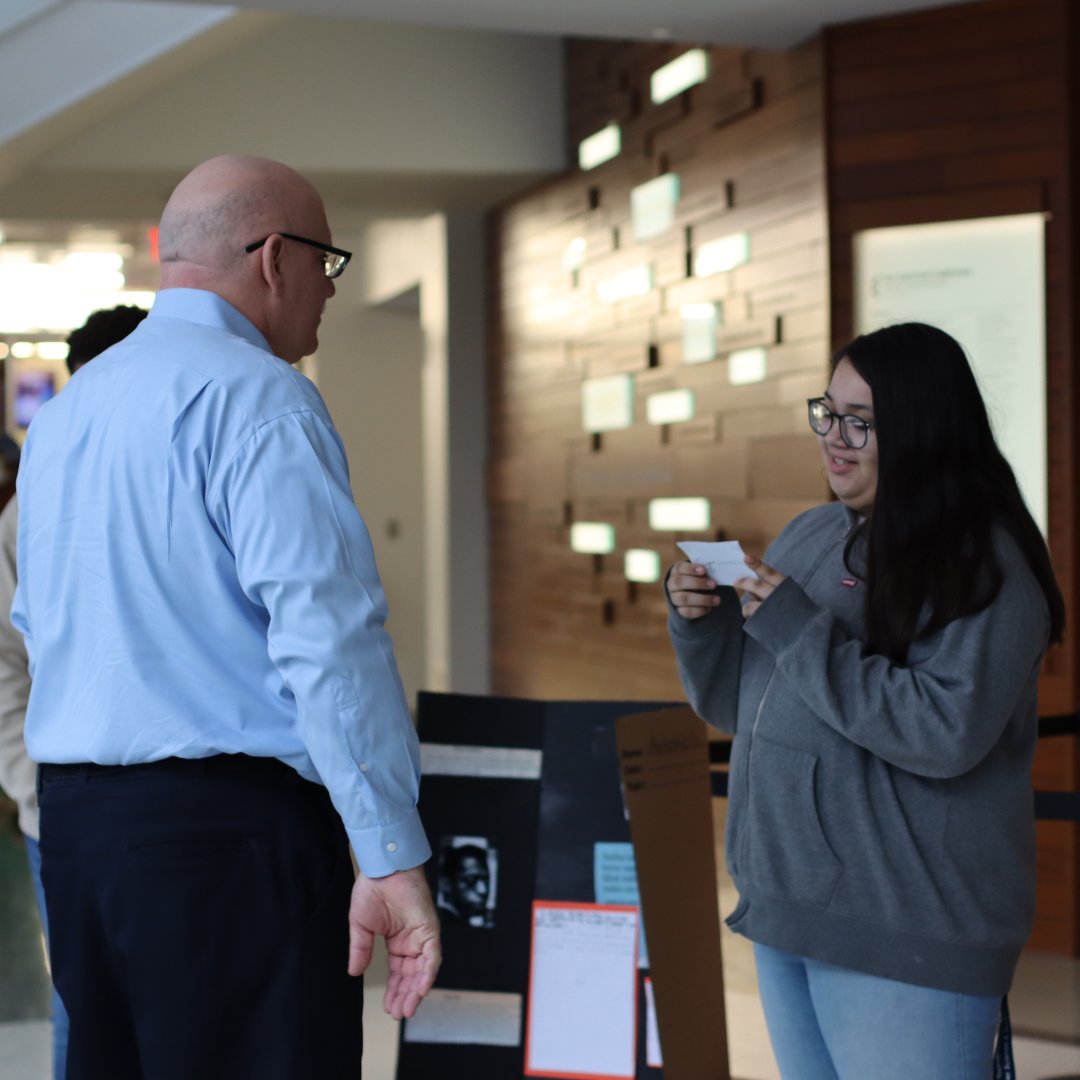 Some of our amazing scholars from Eisenhower Science and Technology Leadership Academy performed a “Living Wax Museum” at their Black History Month Family and Community Engagement Night yesterday, and this morning at Jefferson Einstein Montgomery for staff and patients' families!