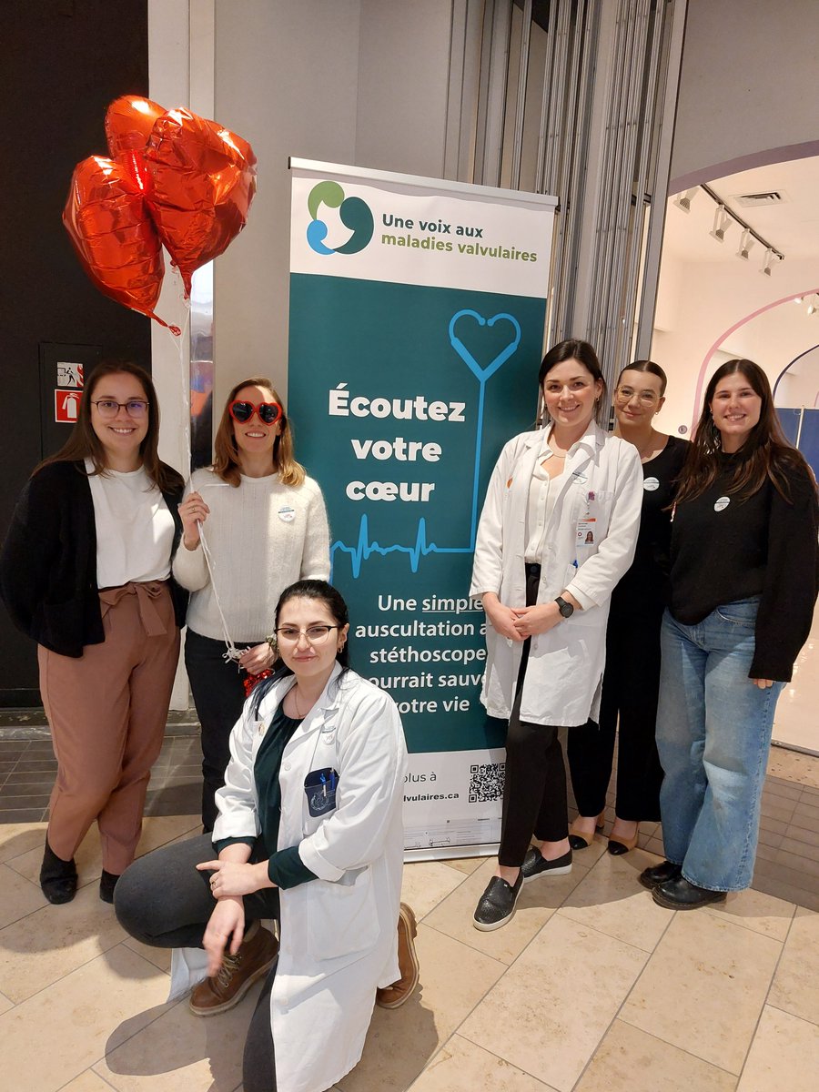HeartValveCdn's tweet photo. #ValveDiseaseDay in #Quebec City

🙏 to the wonderful event partners who hosted 200 participants! @IUCPQ @PPibarot 

A stethoscope check 🩺can be the first step in the detection of #heartvalvedisease. It’s common, serious, but treatable. 

Learn more at https://t.co/7n1OV5UEWV https://t.co/UKX95SBNXO
