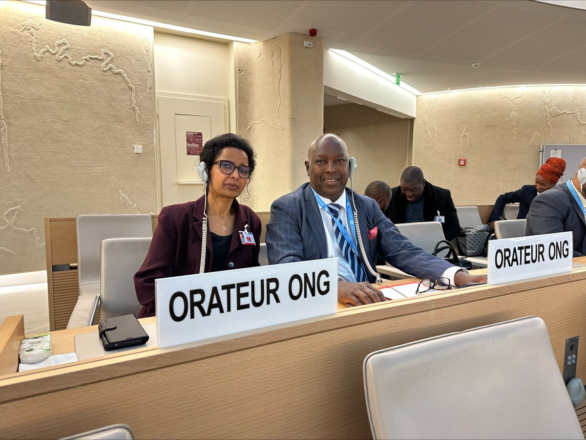 🧵 A thread for DefendDefenders' oral statements at the 55th session of the UN Human Rights Council (#HRC55). Today, at the first debate of the session, our Executive Director @Hassan_Shire delivered a statement on #Eritrea. Read the full statement — and all future