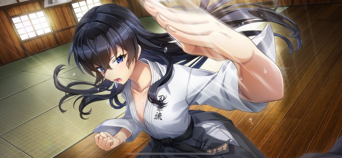 乙姫さんの胸、揺れはしないが振れ幅はある。 