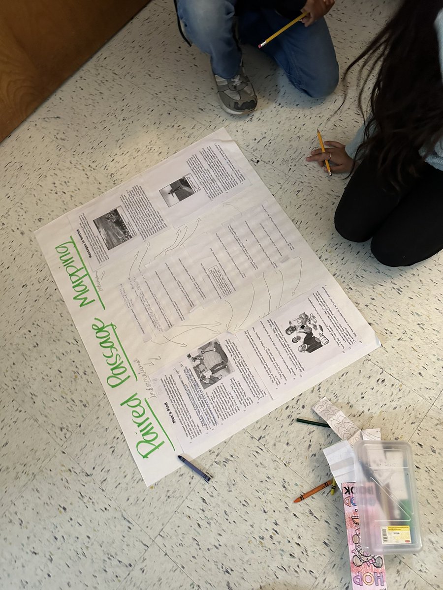 HeyMrsMartinez's tweet photo. Our 3rd Grade Bulldogs put their compare and contrast skills into practice through Paired Passage Mapping. Students worked in groups to locate text evidence to support their understanding. 👏🏼👏🏼 @nisdelemelar https://t.co/1pKXPCg9ee