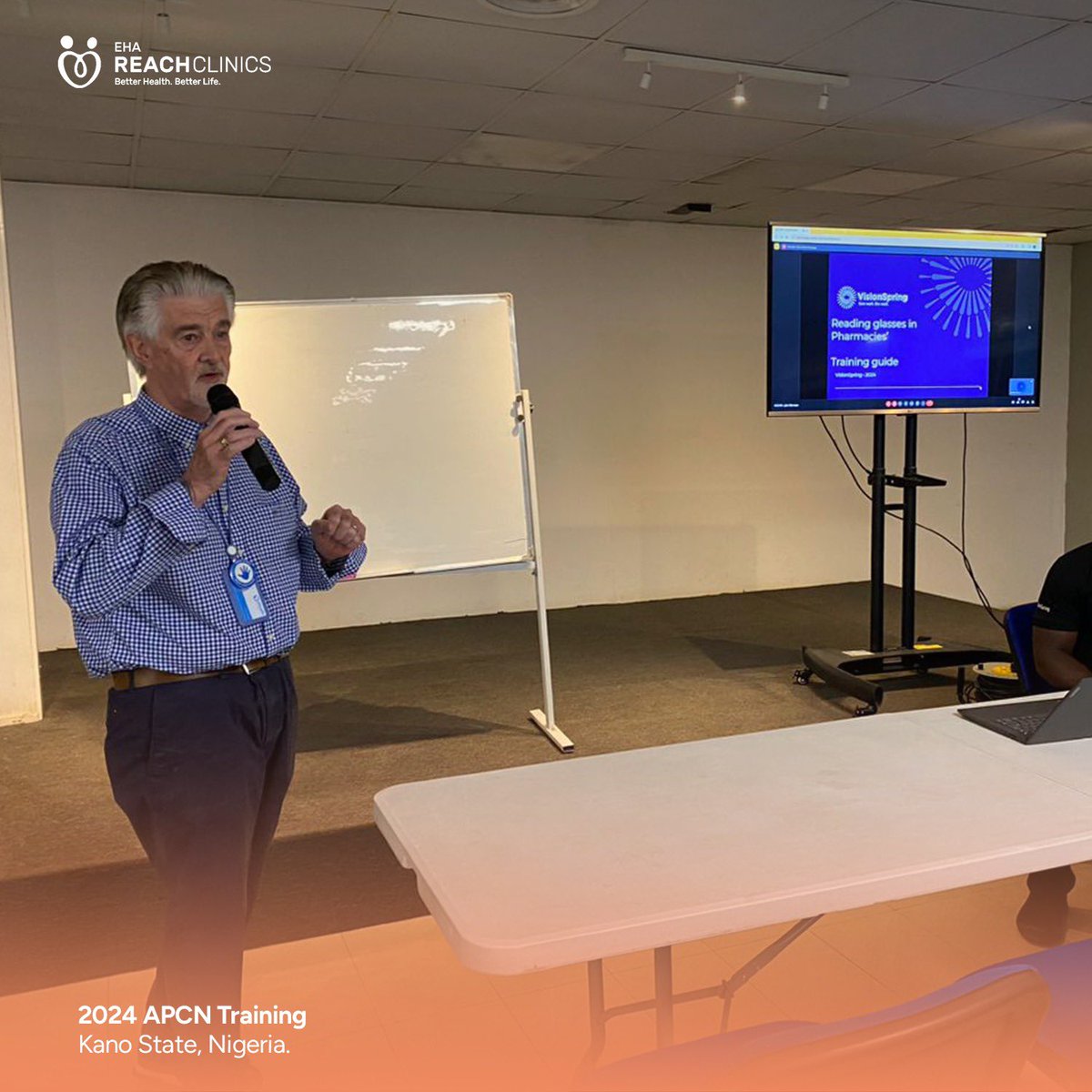 Our team trained 50 pharmacy owners in Kano, as a part of our Latter Day Saints Partnership project in collaboration with Vision Spring.

Participants were trained on means of identifying refractive errors &amp; detailed visual care.
For partnerships, send an email to reach@eha.ng.