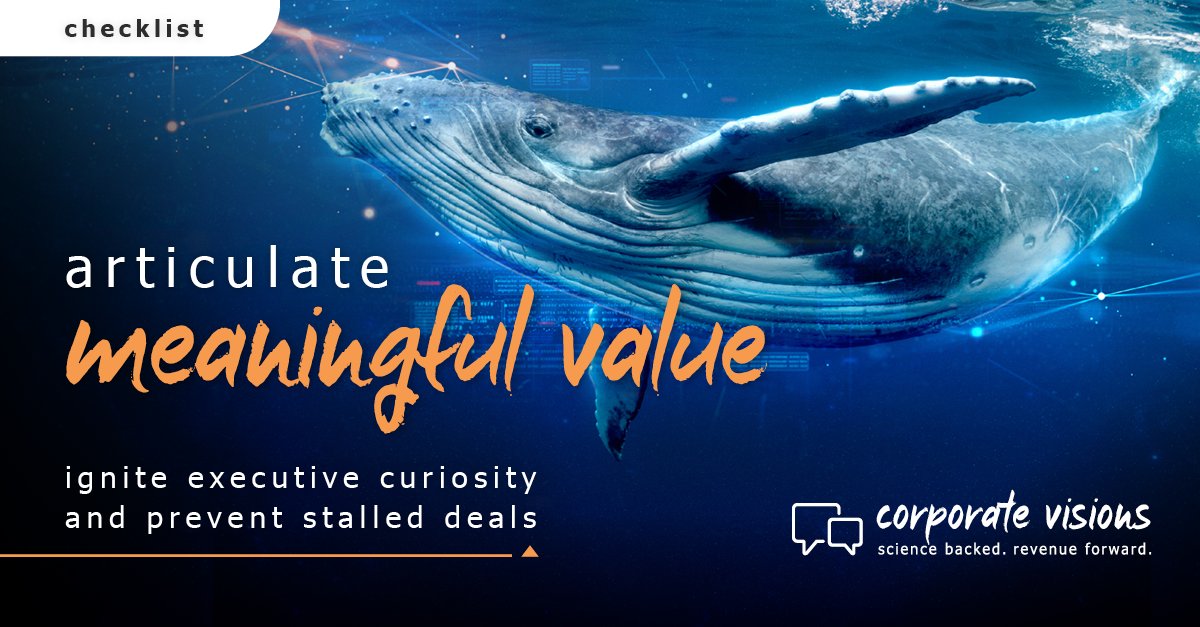 At least 80% of deals require VP or higher signoff.

But many sales reps struggle to effectively sell to the C-suite.

Learn how to help them overcome their “fear of heights” and get executives interested in your solution: okt.to/ITLvhw