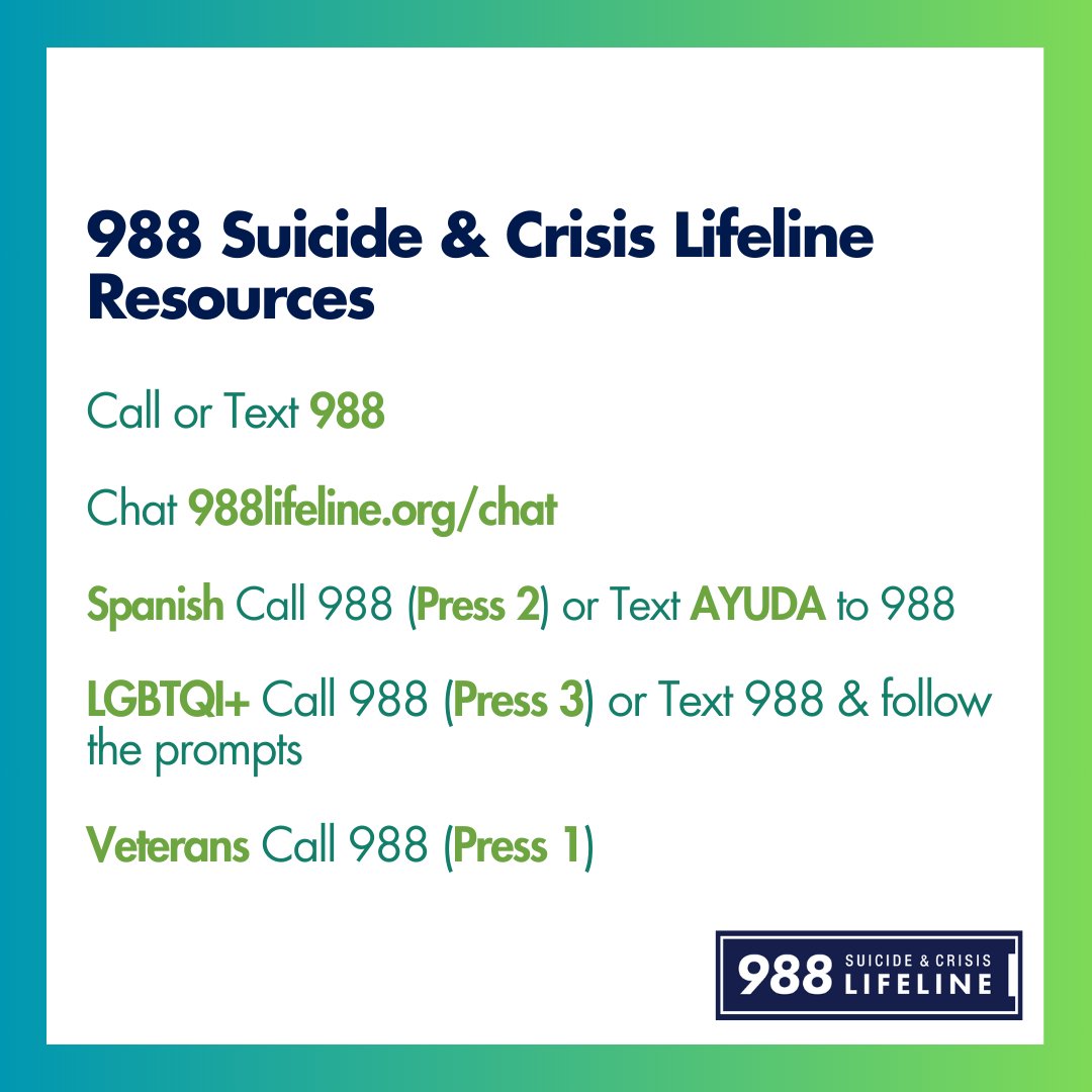 Remember, it's okay to reach out for support when you're struggling. Screenshot for a reminder that help is just a call, text, or chat away. 💚